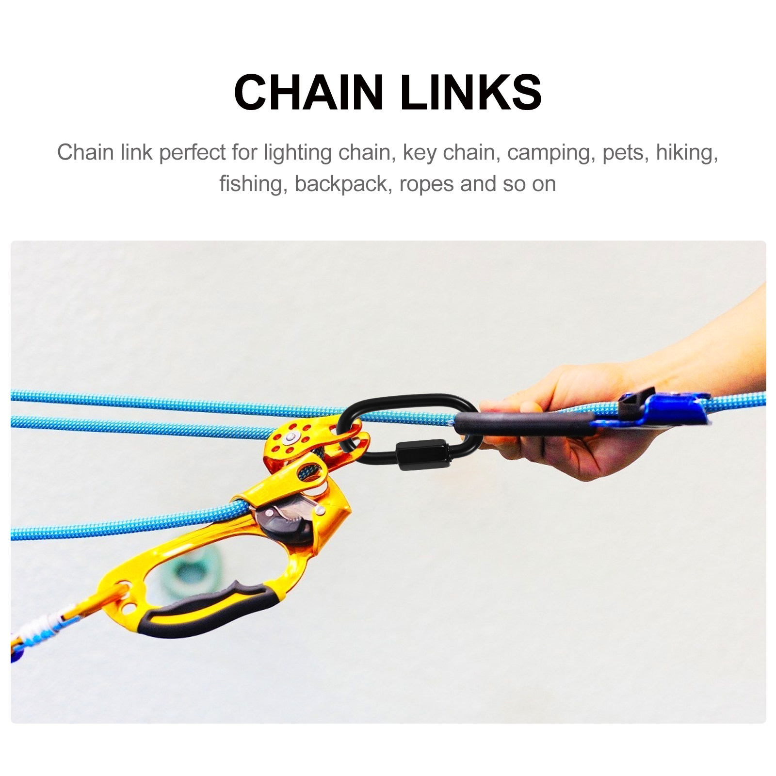 8 قطع من وصلات السلاسل السريعة - مراجعة Chain Quick Link وسعره